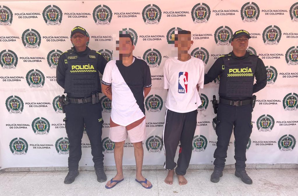 captura alias York y Juancho Roy en Ciénaga