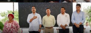 Entrega del servicio de gas domiciliario en Camarones, Riohacha.