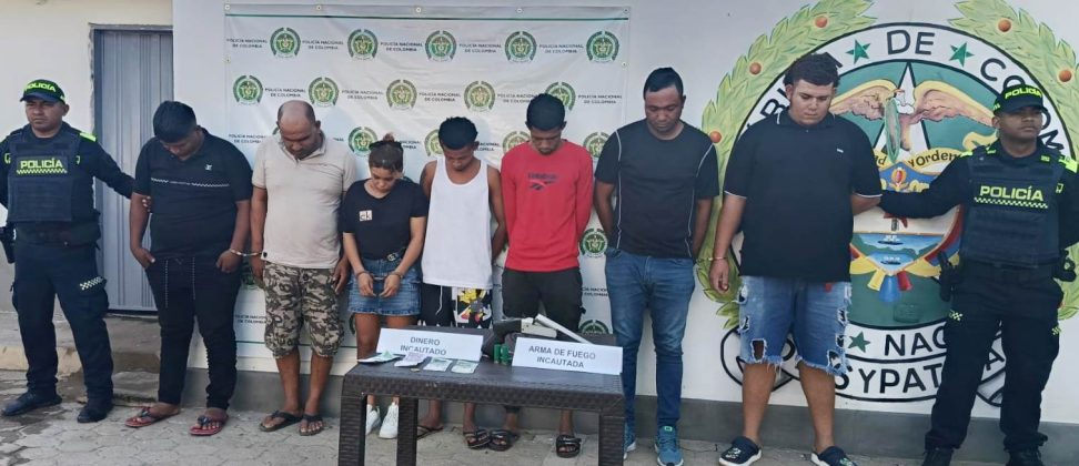 Capturan siete personas con arma ilegal que intentaron sobornar en Uribia