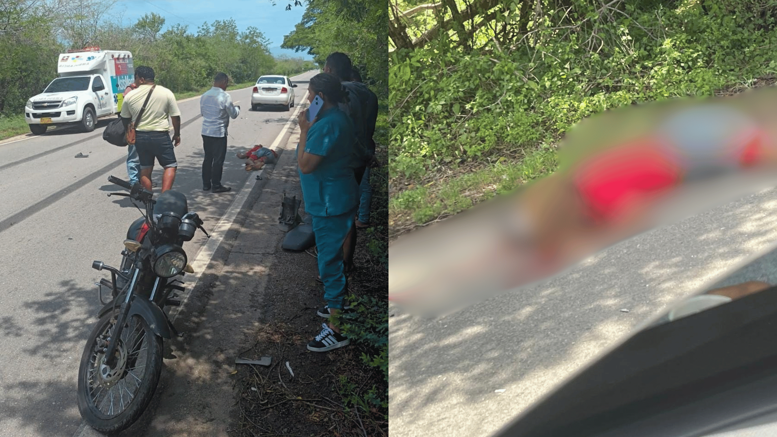 Accidente de tránsito en San Juan del Cesar