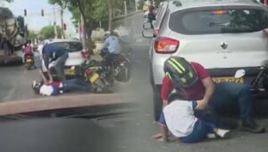 robo a padre e hijo en Santa Marta