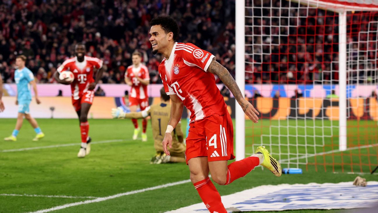 hat-trick de Luis Díaz con el Bayern Múnich