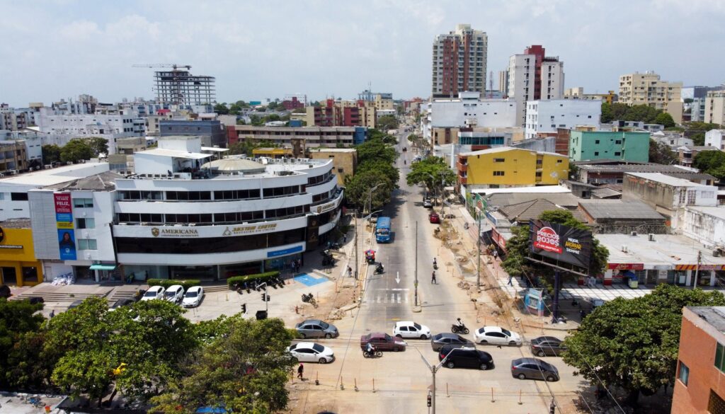 calle 72 Barranquilla avance obra