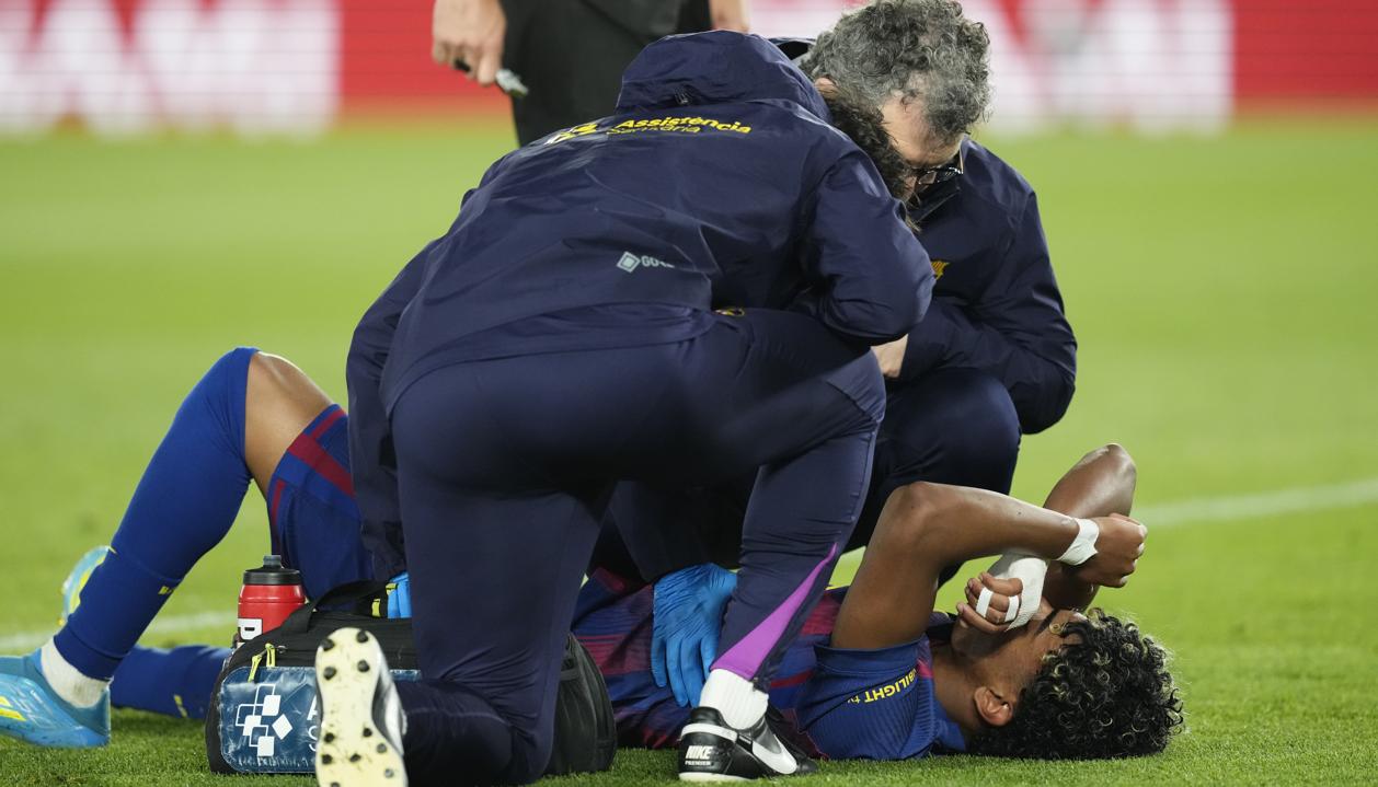 Lamine Yamal lesión Barcelona LaLiga