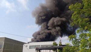 incendio en Malambo